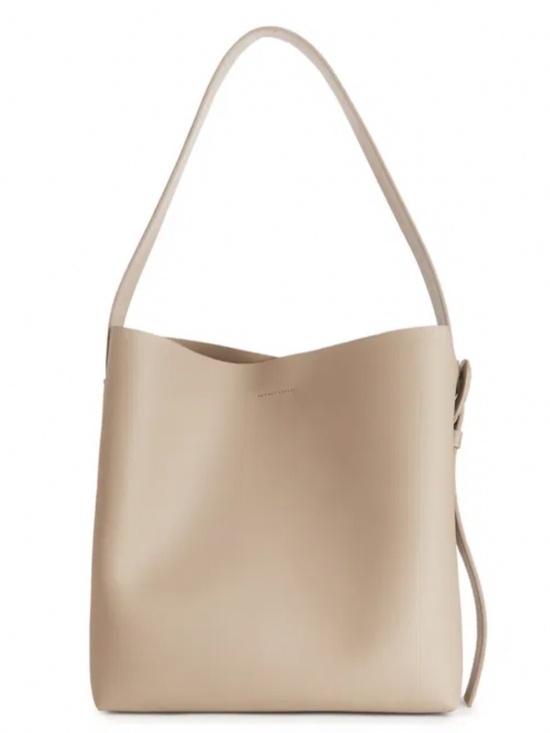 Arket Handbags - ARKET Leather Tote Bag | Retired Taupe | Never Used | Scandinavian Minimalist